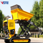 Mini Track Dumper Track Crawler Dump Truck for Indonesia China Hydraulic Truck Dumper Crawler Carrier Mini Dumper Loading
