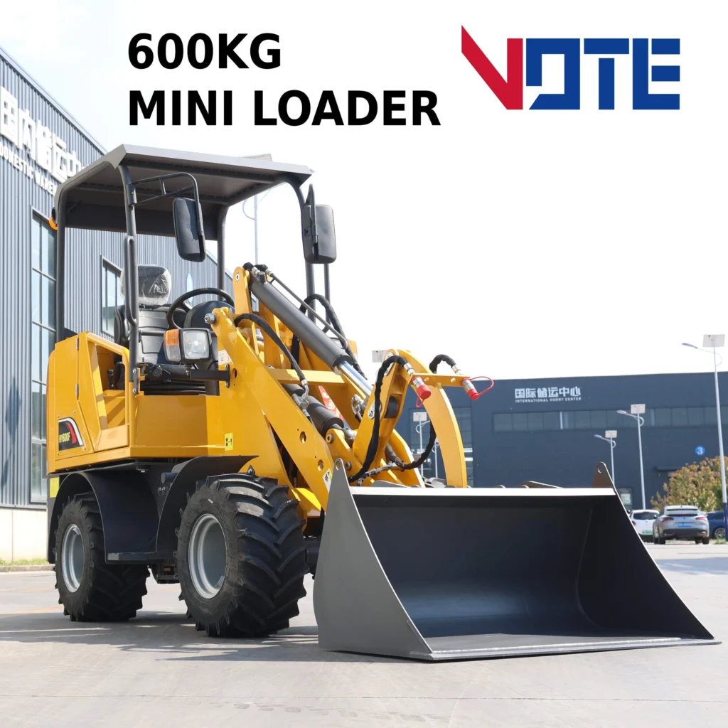 Mini Wheel Loader Diesel Engine Euro 5 Standard CE Vote Vtz-600