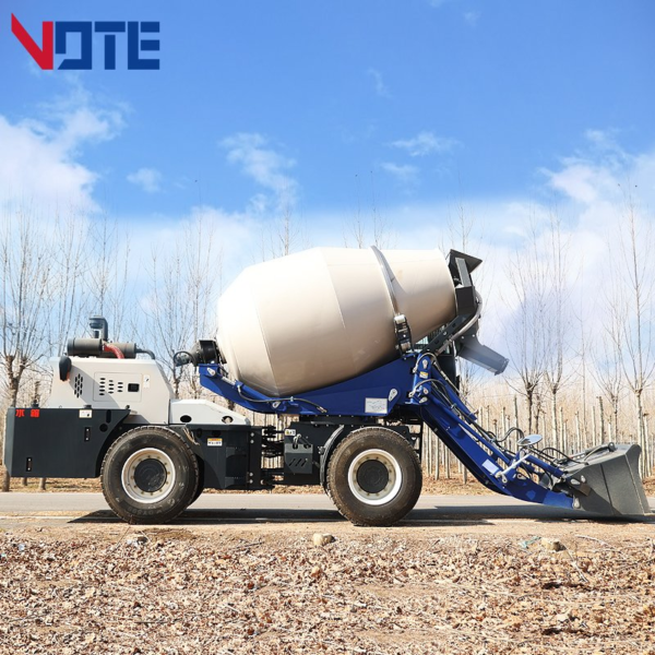 Mobile Portable Self Loading Mini Concrete Truck Mixer