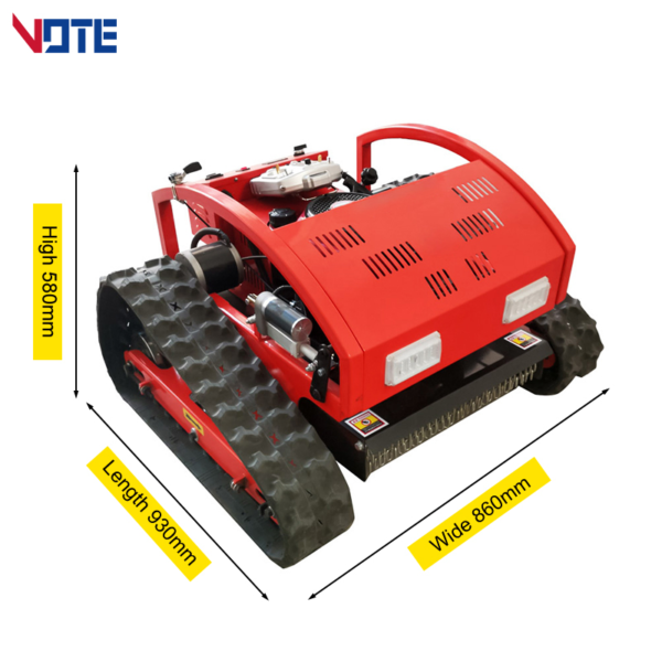 Multifunction Garden Automatic Portable Grass Smart Cutting Machine Mini Small Gasoline Crawler Remote Control Robot Electric Cordless Lawn Mower Factory Price