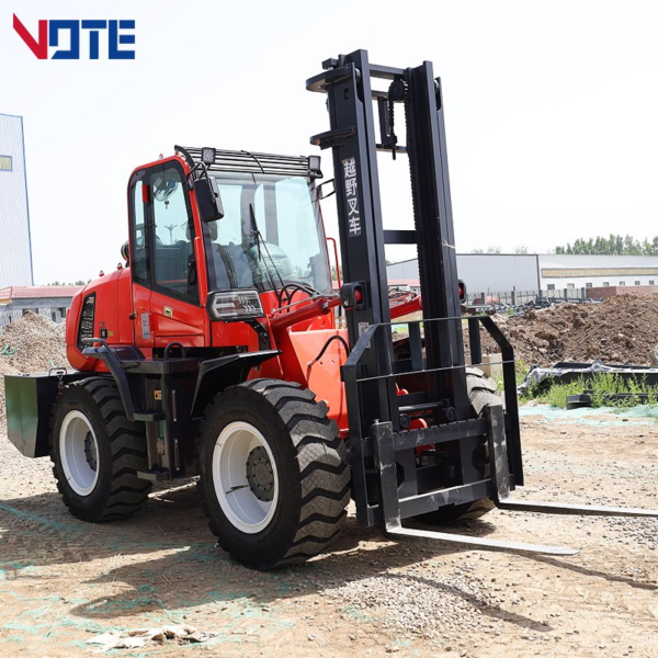 Multifunctional Diesel Rough Terrain Forklift Articulated Forklift Maximum Power China Factory All Terrain Forklift Truck
