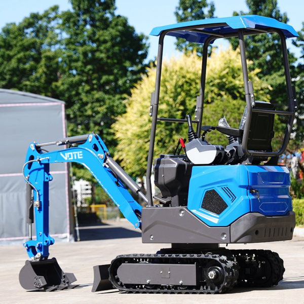 Multifunctional Farm 1 Ton Mini Excavators Machine High Efficiency Cheap Mini Baggers 1.2 Ton Hydraulic Small Digger with Thumb