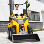 Multifunctional Mini Skid Steer Loader Agriculture Construction Mini Skid Steer Loader CE EPA Engine Diesel Wheel Mini Loaders