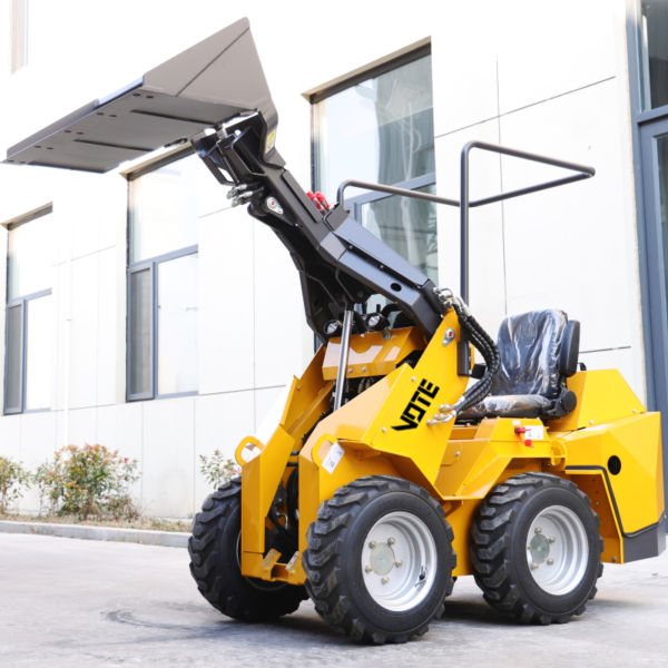 New 25HP Cheap Mini Track Skid Steer Loader with Diesel Engine Auger