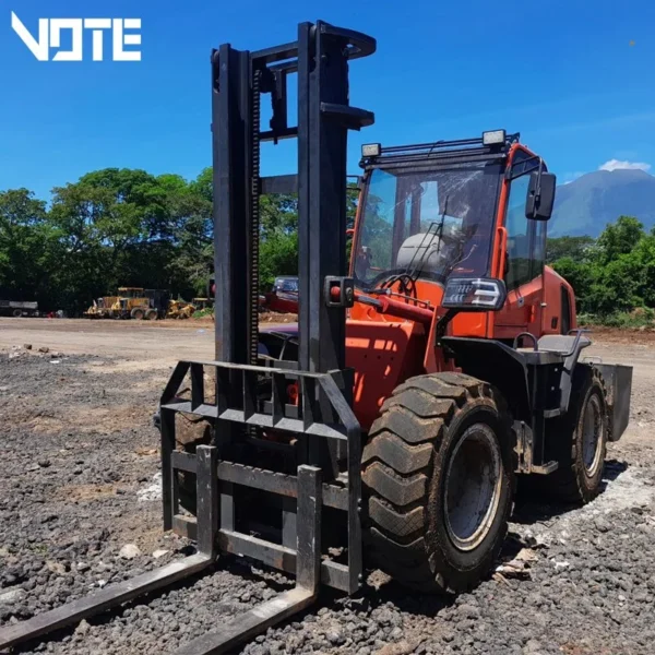 New 5 Ton Diesel Engine Forklift Hydraulic Hand Stacker Pallet Truck Fork Lift Full for Machinery Repair Shops and Farms