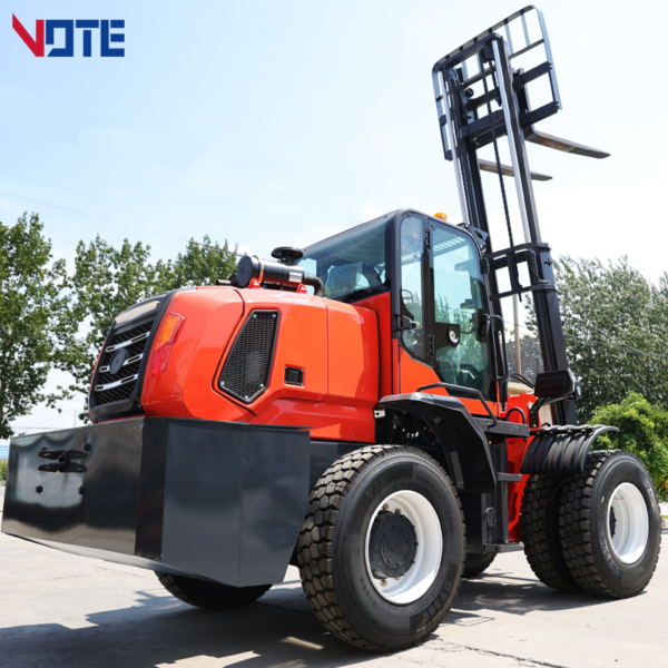 New Arrival Hydraulic Drive Cross Country Rough All Terrain off-Road 5 Ton 3 Ton Forklift for Sale