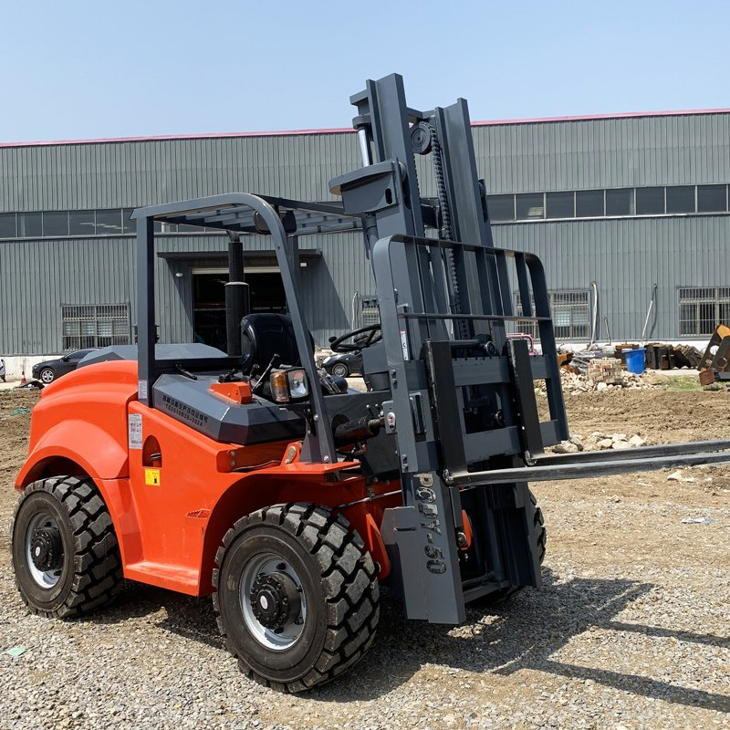 New Arrival Hydraulic Drive Cross Country Rough Terrain off-Roadall Terrain Diesel 5 Ton 3 Ton Forklift Price Hot Sale New Arrival Hydraulic Drive Cross Country Rough Terrain off-Roadall Terrain Diesel 5 Ton 3 Ton Forklift Price Hot Sale