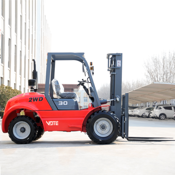 New Hot Sale China 4 Wheel Drive Counterbalanced Forklift Hydraulic 2.5 Ton 3 Ton Diesel Forklift Customize New Forklift