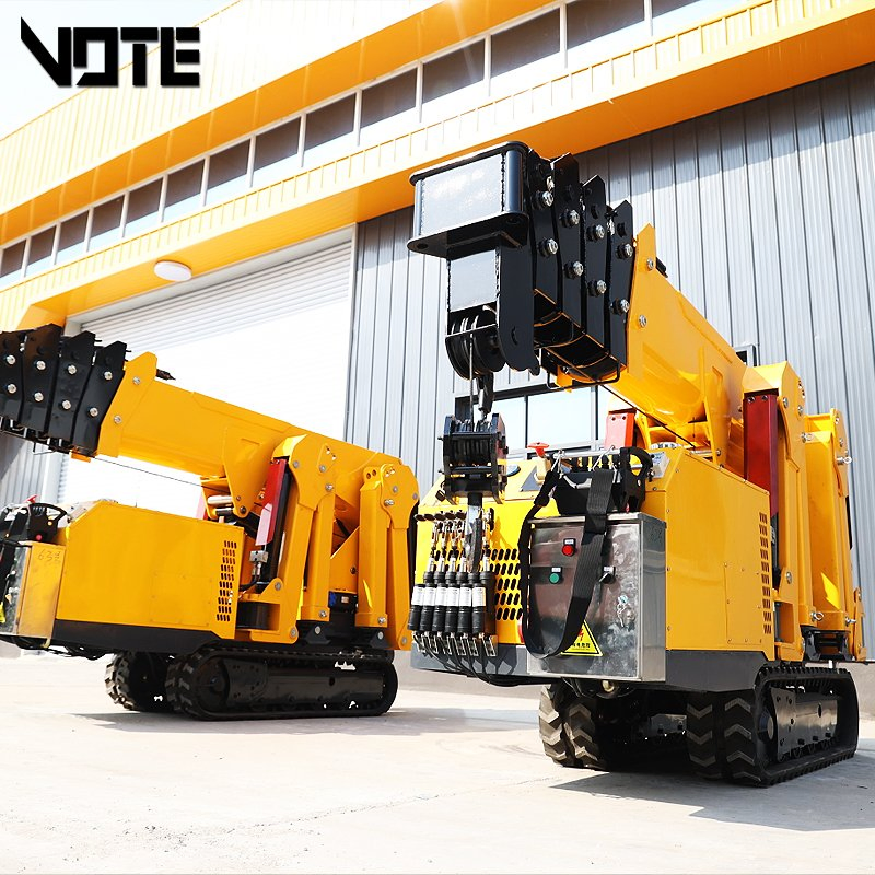 Reasonable Structure 8t Truck with Self-Propelled Driven by Spider Crane Hydraulic Motor Spider Crane for Sale