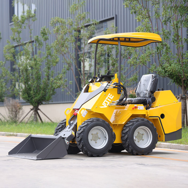 Recruit Agent Hydraulic Skid Steer Loader EPA Engine Wheel Loader Track Skid Steer Loader with Track Attachments