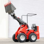 Recruit Agent Mini Skid Steer Loader Diesel Engine Portable Skid Steer Backhoe Loaders High Quality Small Wheel Loader