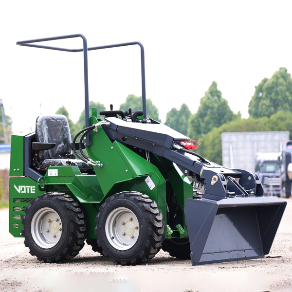 Recruit Agent Skid Steer 500kg Multifunctional Minicargador Front End Loader EPA Diesel Engine Mini Skid Steer Loader