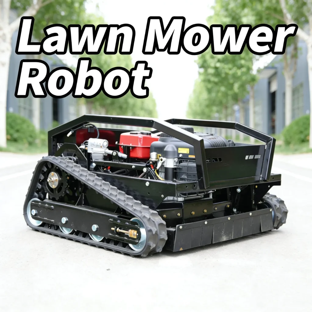 Remote Control Lawn Mower Self-Propelled Slope Mowing Commercial / Residential Lawn Maintenance / Grass Trimming CE Certified