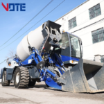 Self-Feeding Mini Concrete Mixer Discharge Mixing CE