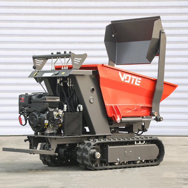 Self Load Track Dumper 1ton 2ton 3ton 4ton Woodland Garden Loader Mini Track Crawler Dumper