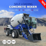 Self Loading Concrete Mixer Truck
