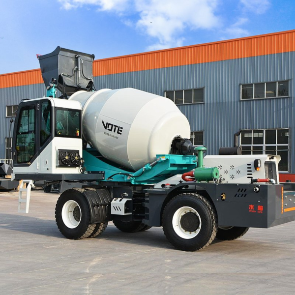 Self Loading Concrete Mixer Truck