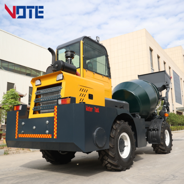Self Loading Concrete Mixer Truck Cement Mixer Pump