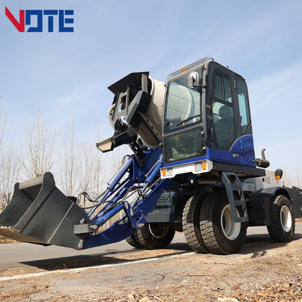 Self Loading Concrete Transit / Mobile / Propelled Mixer