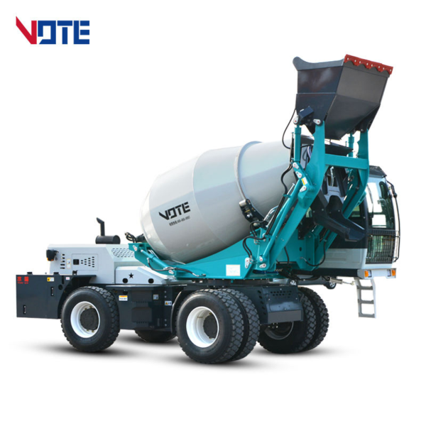 Self Loading Diesel Portable Concrete Mixer Machine with Pump Truck to Make Concrete Blocks with Lift Concrete Mixer Truck
