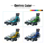 Self Loading Diesel Portable Concrete Mixer Machine with Pump Truck to Make Concrete Blocks with Lift Concrete Mixer Truck