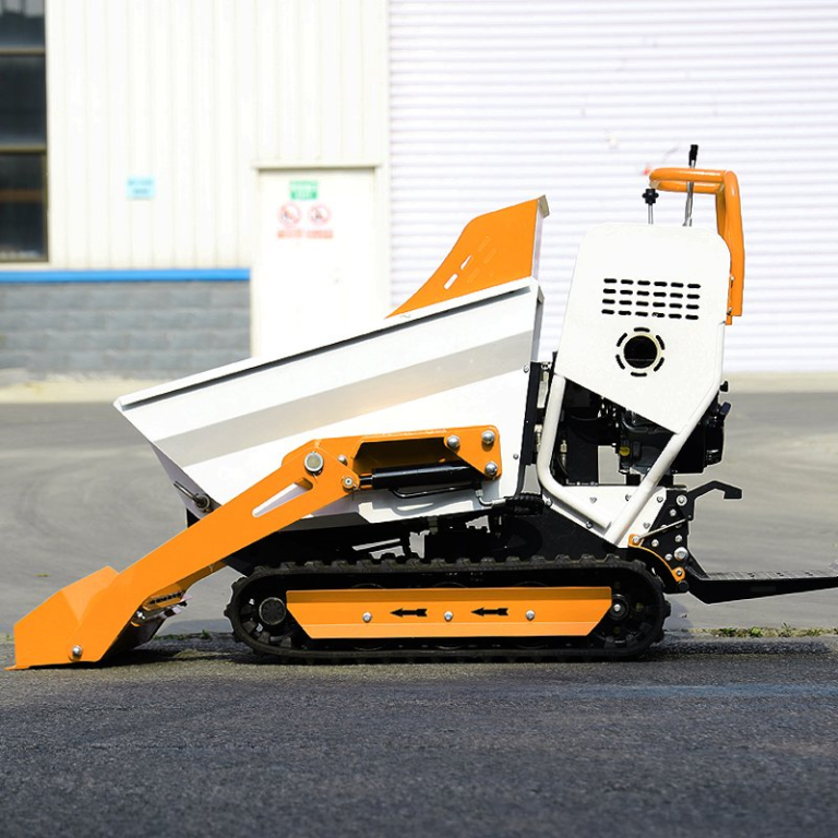 Self Loading Mini Dumper Diesel China Crawler Mini Track Dumper 4X4 500kg 800kg 1 Ton 1.5t Crawler Dumper Mini Transporter