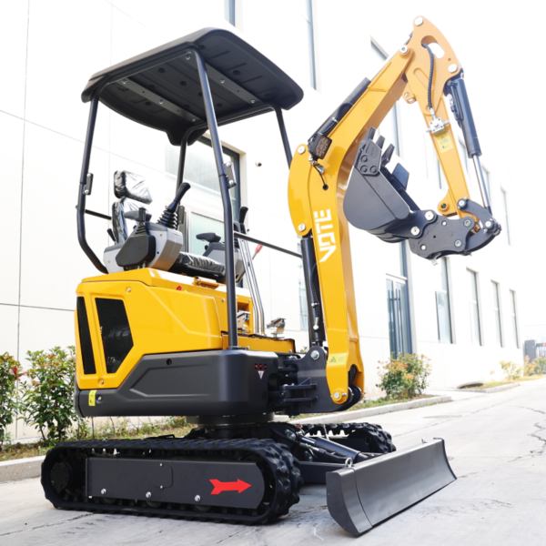 Shandong Low Price1 Ton Mini Excavator Earth-Moving Machinery Mini Digger New Construction Machinery Small Excavator