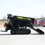 Skid Steer Gasoline Engine Powered 500kg Small Transporter Tracked Mini Crawler Dumper China Small Gasoline Mini Dumper