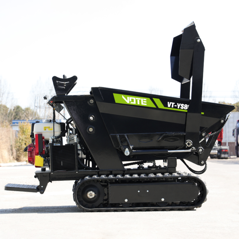 Skid Steer Gasoline Engine Powered 500kg Small Transporter Tracked Mini Crawler Dumper China Small Gasoline Mini Dumper