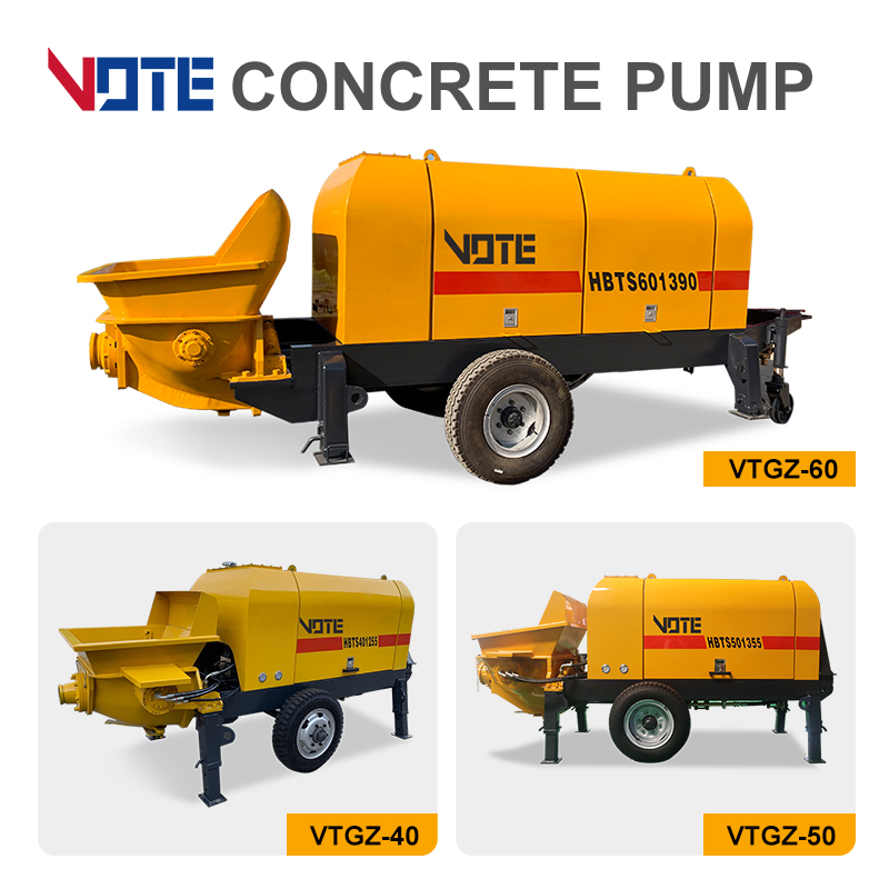 Small Concrete Pump Mini Portable Concrete Pump