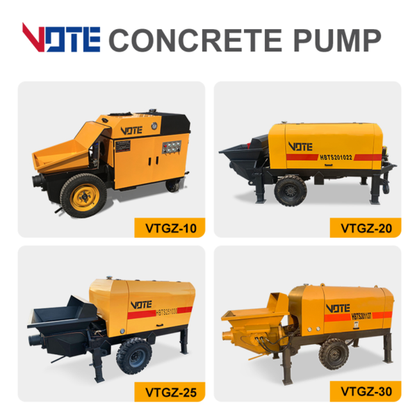 Small Concrete Pump Mini Portable Concrete Pump