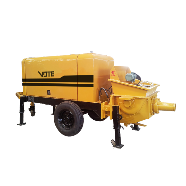 Small Construction Portable Diesel Engine Mini Concrete Pump