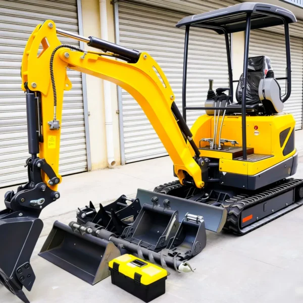 Small Crawler Excavator CE/EPA/Euro 5 Certified Garden Machinery