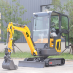 Small Excavator 1.6 Ton Compact Digger Excavator with Hydraulic System Construction Machine for Sale Home Use Farm Customized