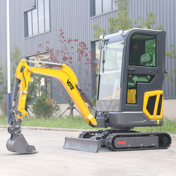 Small Excavator 1.6 Ton Compact Digger Excavator with Hydraulic System Construction Machine for Sale Home Use Farm Customized