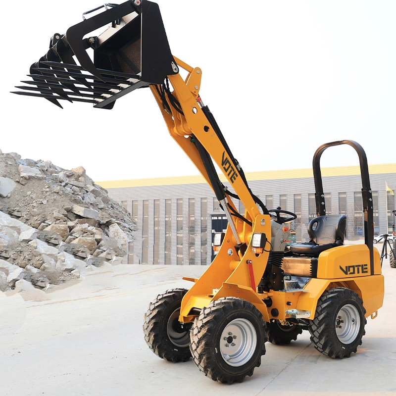 Small Loader Cheapest Articulated Mini Wheel Loader for Sale Small Loader Cheapest Articulated Mini Wheel Loader for Sale