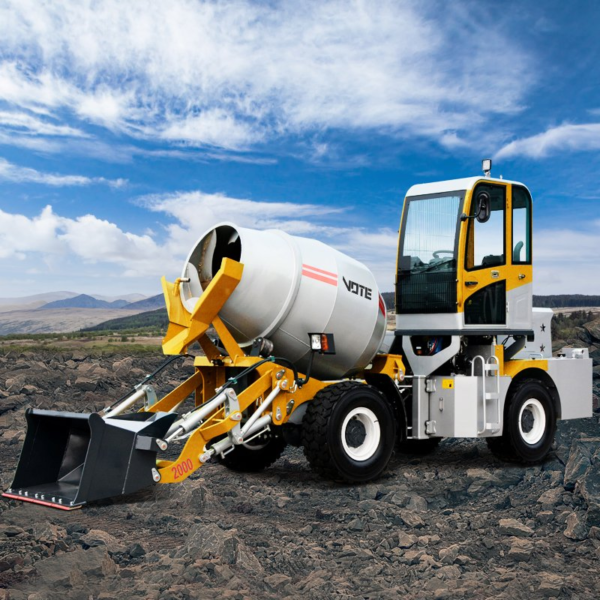 Small Self Loading Concrete Mixers Cement Mixer Prices Concrete Machine Mobile Concrete Batching Mixer for Sale