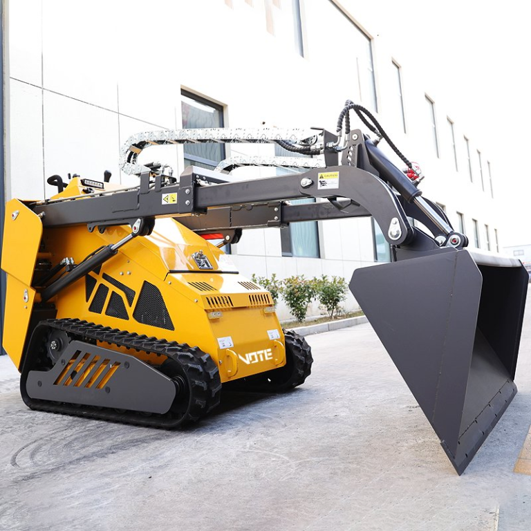 The Most Popular Wheel Loader Agricultural Construction Closed Cab Mini Skid Steer Loader Track with Attachments