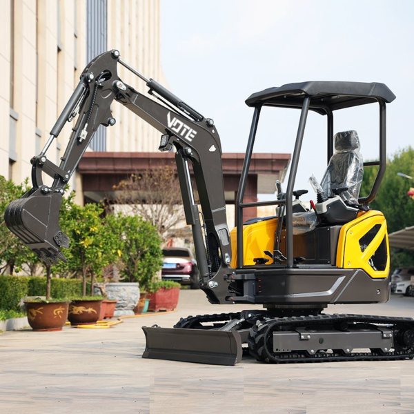 Vote 2.5 Ton Mini Excavator with EPA Engine 2 Ton Machine Digger for Sale 1.5 Ton Mini Excavator Prices Free Shipping