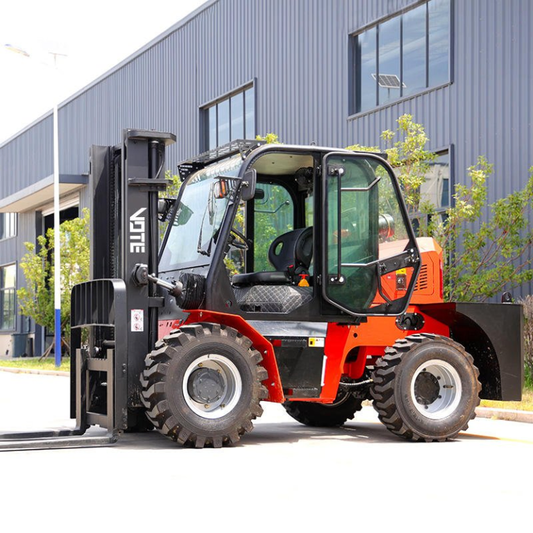 Vote Direct Sales Rough Terrain Forklift 3ton 5ton Farm Outdoor Use Four Wheel Drive Diesel off Road Forklift Truck