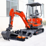 Vote Mini Excavator 1.2t Small Digger 2 Ton Hydraulically Rotatable CE Certification