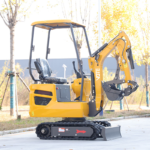 Vote Mini Excavator Escavatore Earth-Moving Machinery Vtw-10 1ton Mini Escavator Garden Forestry Home Use Farms Building