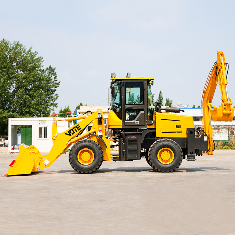 Vote New Diesel Small Backhoe Wheel Loader with CE ISO Front End Loader Prices and Factory Price for Sale Backhoe Loader