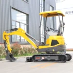 Vote Tailless Mini Excavator 2 Ton CE/Euro 5 650 mm Ultra-Small Turning Radius Indoor, Confined Space Operations