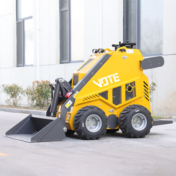 Wheel Tracked Skid Steer Loader Mini 500kg 700kg 850kg 950kg Skid Steer Loaders with Bucket Mixer Attachment