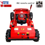 Wheel Type 4WD Agriculture Cordless Lawn Mowers Automatic Remote Control Lawn Mower