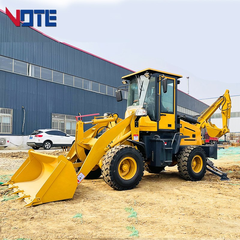 Wholesale High Quality Gasoline Engine Loader Mini Bucket Towable Backhoe
