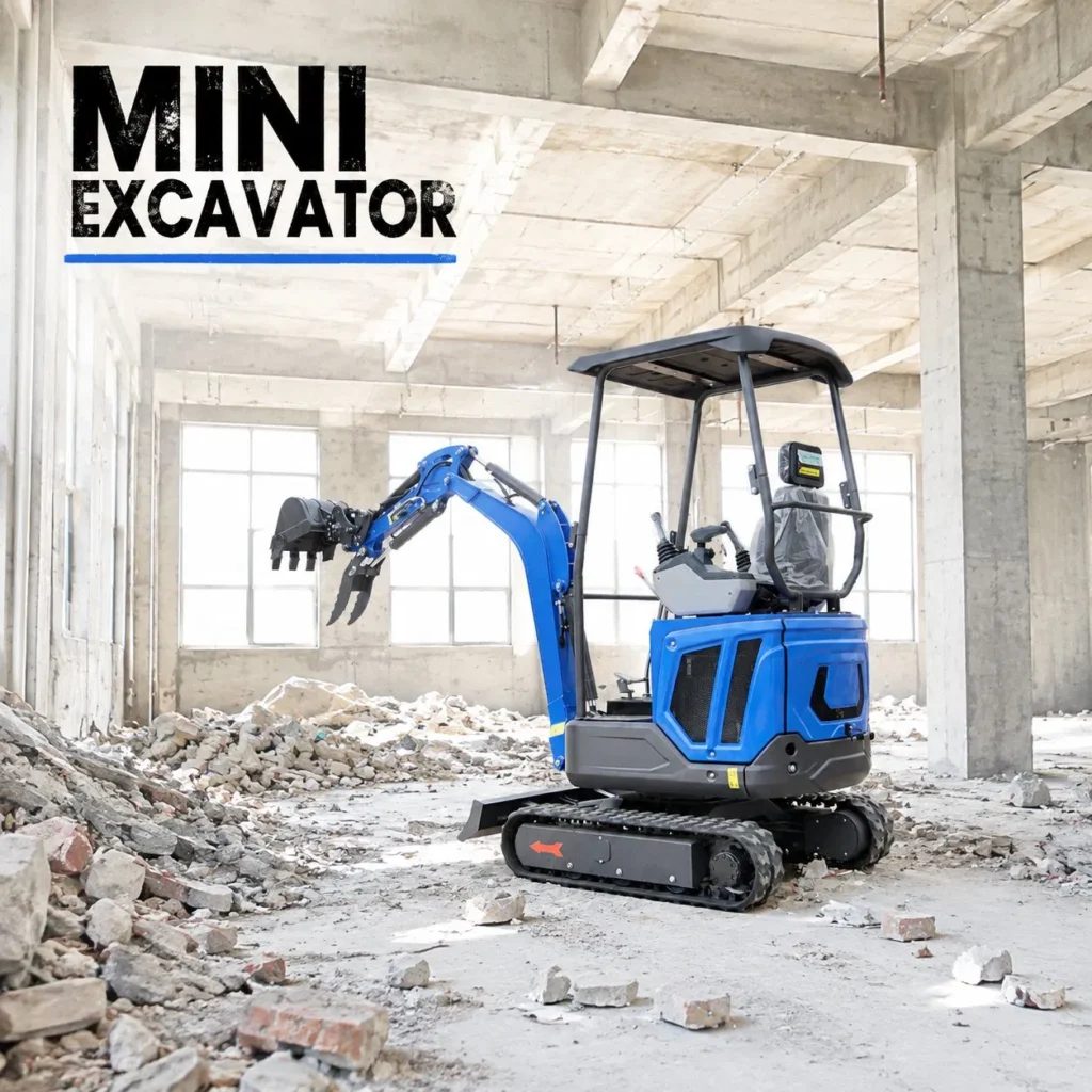 Wholesale Price Mini Excavator 1-2 Ton CE Euro 5 Japanese Diesel Engine Excavator for Garden