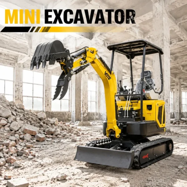 Wholesale Price Mini Excavator 1-2 Ton CE Euro 5 Japanese Diesel Engine Excavator for Garden