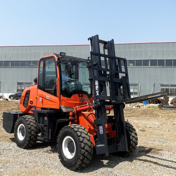 Wholesale Rough Terrain Forklift 2.5 3 3.5 Ton High Efficiency New Terrain Diesel Forklift Fast Delivery off-Road Forklifts 5ton